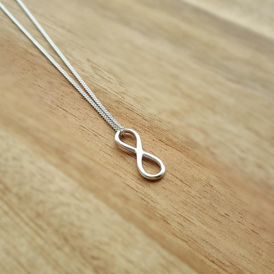 Infinity Necklace, Infinity Charm, Bridesmaid Gift, Flower Girl Gift, Gift For Her