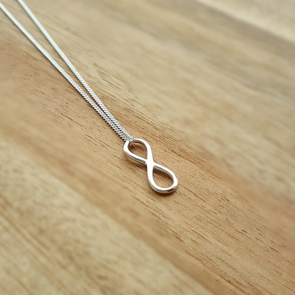 Infinity Necklace, Infinity Charm, Bridesmaid Gift, Flower Girl Gift, Gift For Her