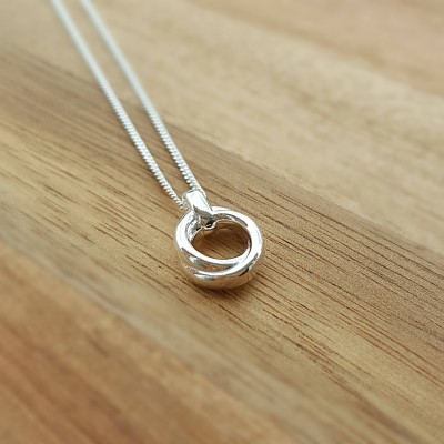 Infinity Necklace, Infinity Charm, Infinity, Love, Bridesmaid Gift, Flower Girl Gift, Gift For Her
