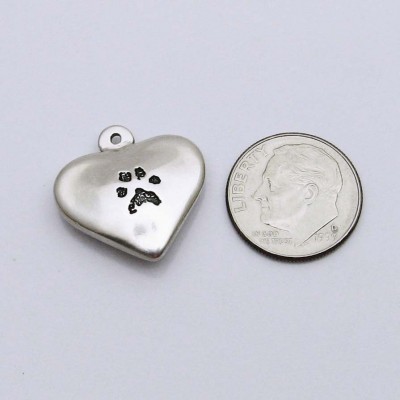 Cremation Jewelry, Ashes Jewelry, Double-Sided Hollow Heart with Your Pet's Cremation Ashes, Pet's Remains, Personalized Memorial