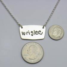 Your Handwriting, Forever in Silver: A Handmade Tale
