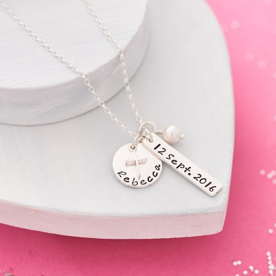 First Holy Communion Necklace - First Communion Necklace - Confirmation Necklace - Sterling Silver - First Holy Communion Present