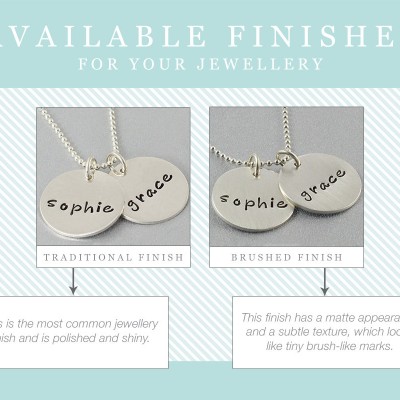 Two Hearts Name Necklace - Sterling Silver - Love Necklace - Best Friends Necklace - Necklace with Children's Names