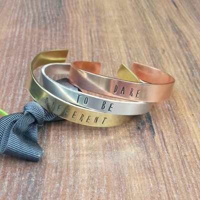 Special Gifts For Her, Dare To Be Different Bracelets, Personalised Christmas Gift Ideas,
