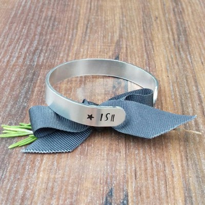 Weight Loss Gifts For Her, Funny Exercise Gifts, Fit Bracelet, Hand Stamped Cuff Bracelet,