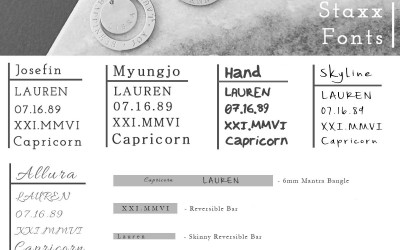 Your Story, Engraved Forever: The Handwriting Bar Necklace