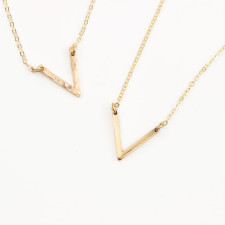 The Dainty V Necklace: Crafting Radiance, One V at a Time