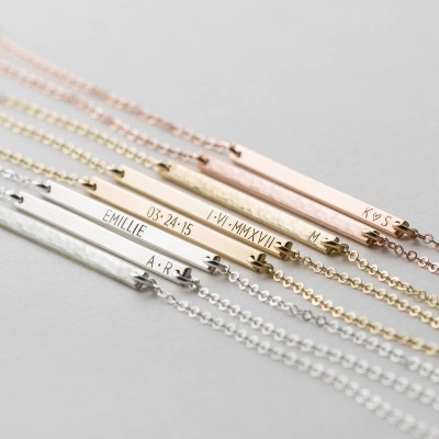 Extra Dainty Gift - Personalized Initial Bracelet - Delicate, Tiny Letters - Minimal Bar Bracelet • Gold, Silver or Rose Gold - LB120_30