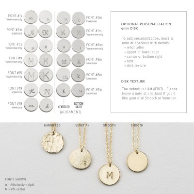 Set 921 • Pearl Necklace in Dainty Layered Necklace Set of 2 w/ Gold Initial Disk Necklace • Simple Bridesmaid Necklaces • Pearls & Disk
