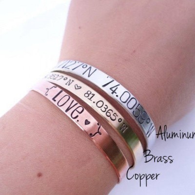 Ready To Ship - The Love Between a Mother & Daughter Is Forever -  Cuff Bracelet.  Gift for Mom. Hand Stamped Cuff - Black Friday Sale.