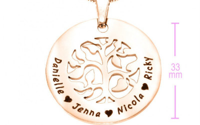 The Rose Gold Family Tree Necklace: A Tale of Love & Craft
