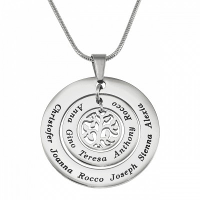 Circles of Love Necklace Tree - Silver - The Handmade ™