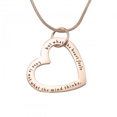 Always in My Heart Necklace - Rose Gold - The Handmade ™