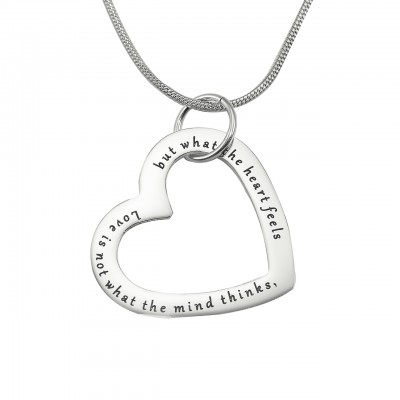 Always in My Heart Necklace - Silver - The Handmade ™