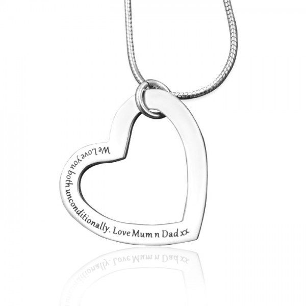 Always in My Heart Necklace - Silver - The Handmade ™