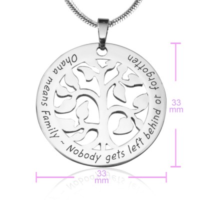 Personalised Ohana Tree - Silver *Limited Edition - The Handmade ™