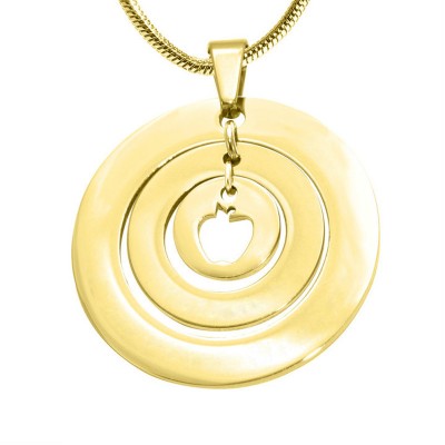 Circles of Love Necklace Teacher - GOLD - The Handmade ™
