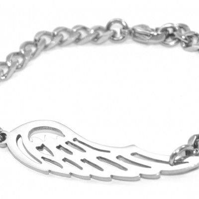 Angels Wing Bracelet - Silver - The Handmade ™