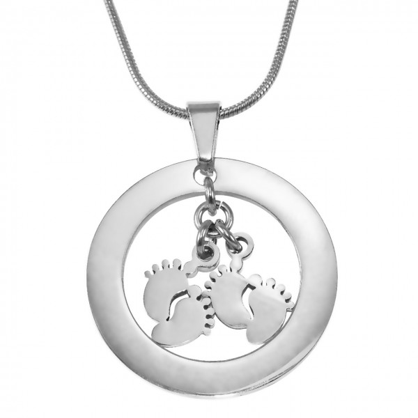 Cant Be Replaced Necklace - Double Feet 12mm - The Handmade ™