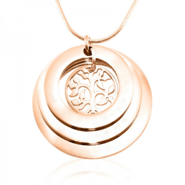 Personalised Family Triple Love - Rose Gold - The Handmade ™