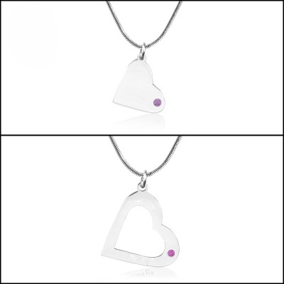 Mothers Heart Pendant Necklace Set - The Handmade ™