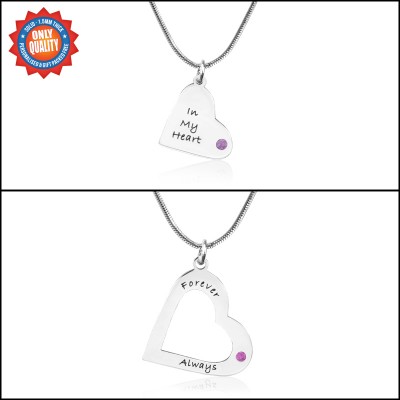 Mothers Heart Pendant Necklace Set - The Handmade ™