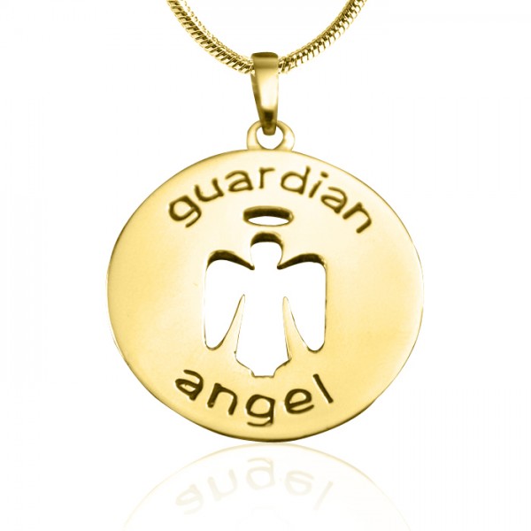 Guardian Angel Necklace 1 - Gold - The Handmade ™