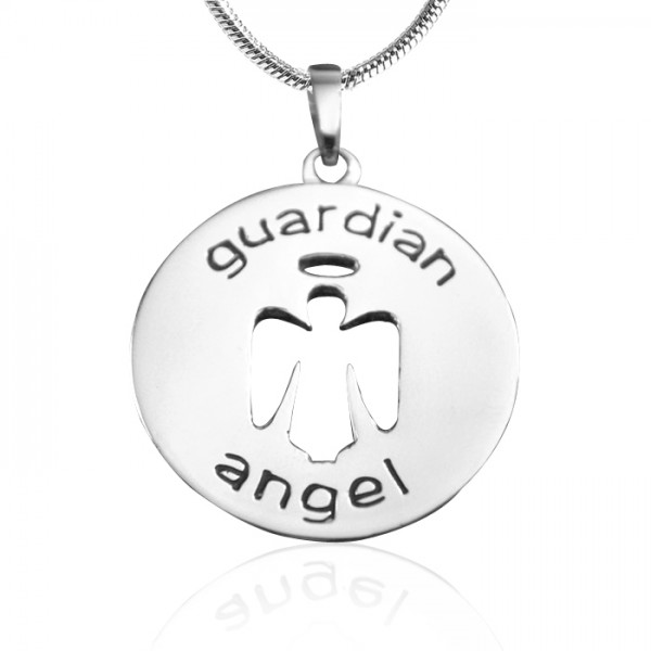 Guardian Angel Necklace 1 - Silver - The Handmade ™