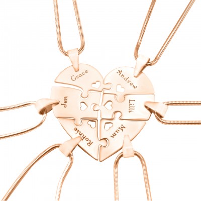 Hexa Heart Puzzle Necklace - The Handmade ™