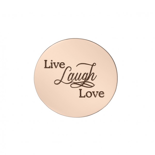 Personalised Live Laugh Love Disc - Dream Locket - The Handmade ™