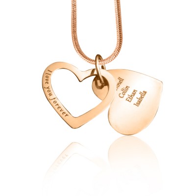 Love Forever Necklace - Rose Gold - The Handmade ™