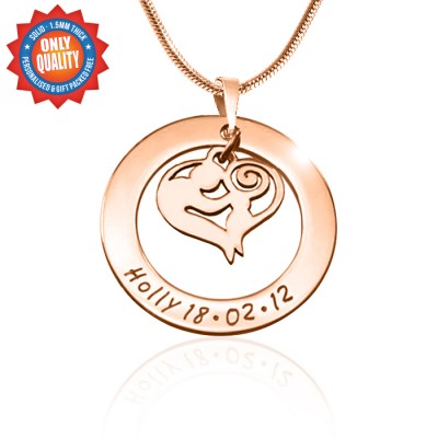Mothers Love Necklace - Rose Gold - The Handmade ™