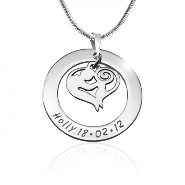 Mothers Love Necklace - Silver - The Handmade ™