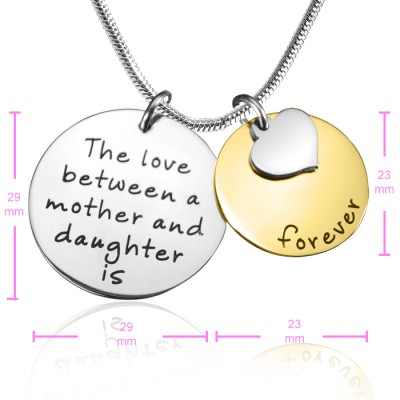 Mother Forever Necklace - Two Tone - - The Handmade ™