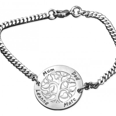 NN Vertical silver Bracelet - The Handmade ™