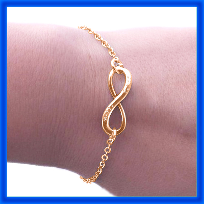 Classic Infinity Bracelet - Rose Gold - The Handmade ™