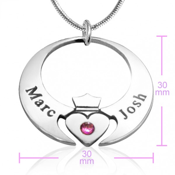 Queen of My Heart Necklace - Silver - The Handmade ™