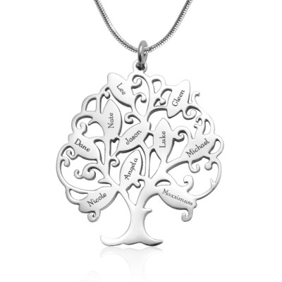 Tree of My Life Necklace 10 - Silver - The Handmade ™
