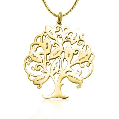Tree of My Life Necklace 10 - Gold - The Handmade ™