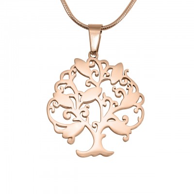 Tree of My Life Necklace 7 - Rose Gold - The Handmade ™
