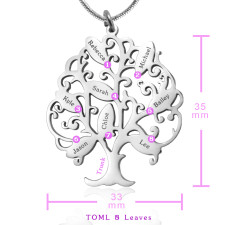 Your Family's Story in Silver: The Tree of My Life Necklace