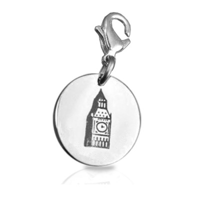 Custom Big Ben Tower Clock Charm - The Handmade ™