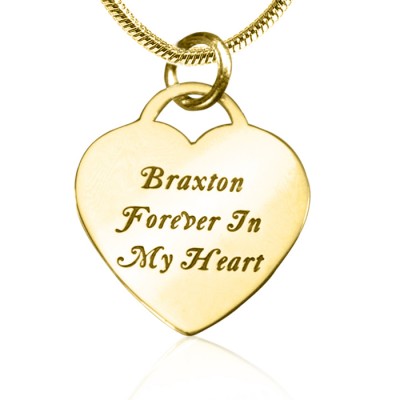Forever in My Heart Necklace - Gold - The Handmade ™