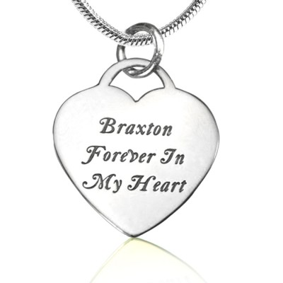 Forever in My Heart Necklace - Silver - The Handmade ™