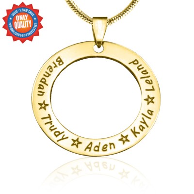 Circle of Trust Necklace - Gold - The Handmade ™