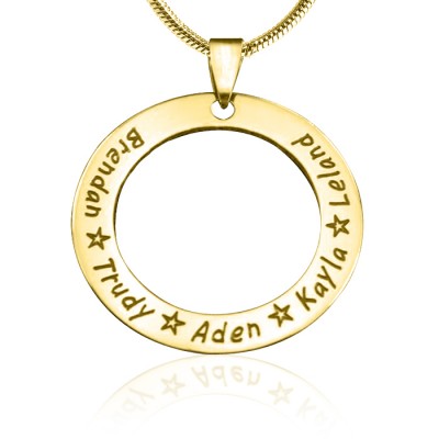 Circle of Trust Necklace - Gold - The Handmade ™