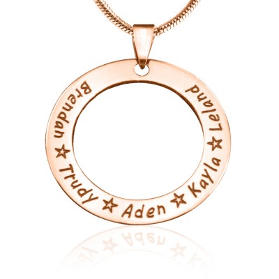Circle of Trust Necklace - Rose Gold - The Handmade ™