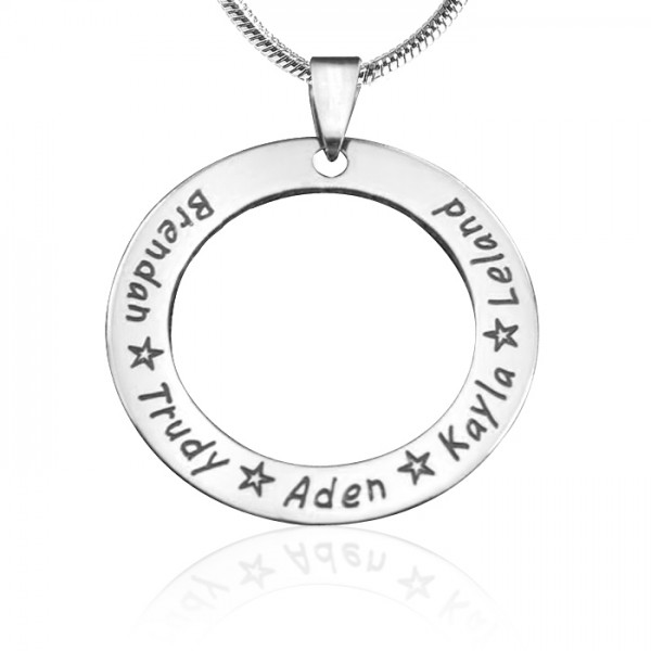 Circle of Trust Necklace - Silver - The Handmade ™
