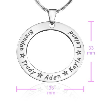 Circle of Trust Necklace - Silver - The Handmade ™