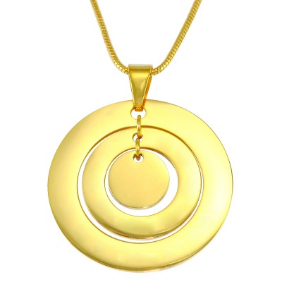 Circles of Love Necklace - GOLD - The Handmade ™